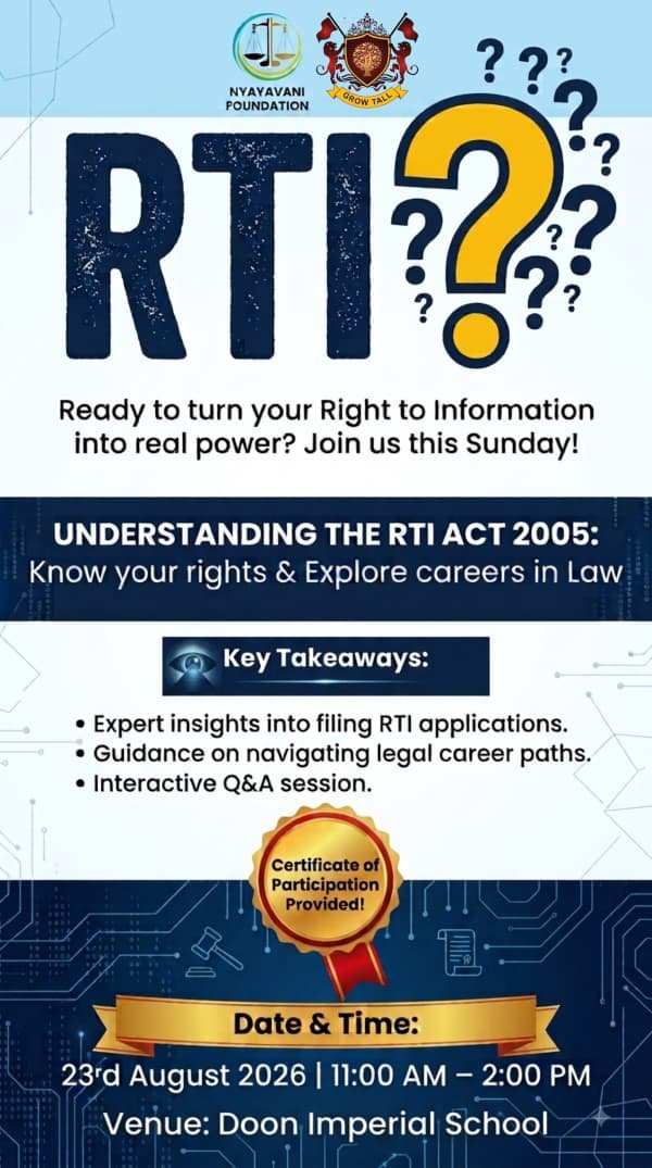 POST-SEMINAR ASSESSMENT: Fundamental Rights & Right to Information Act, 2005